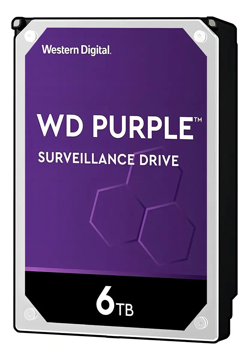HD SATA WESTERN DIGITAL 6TB/7200-INTELBRAS PURPLE