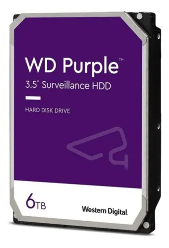 HD SATA WESTERN DIGITAL 6TB PURPLE