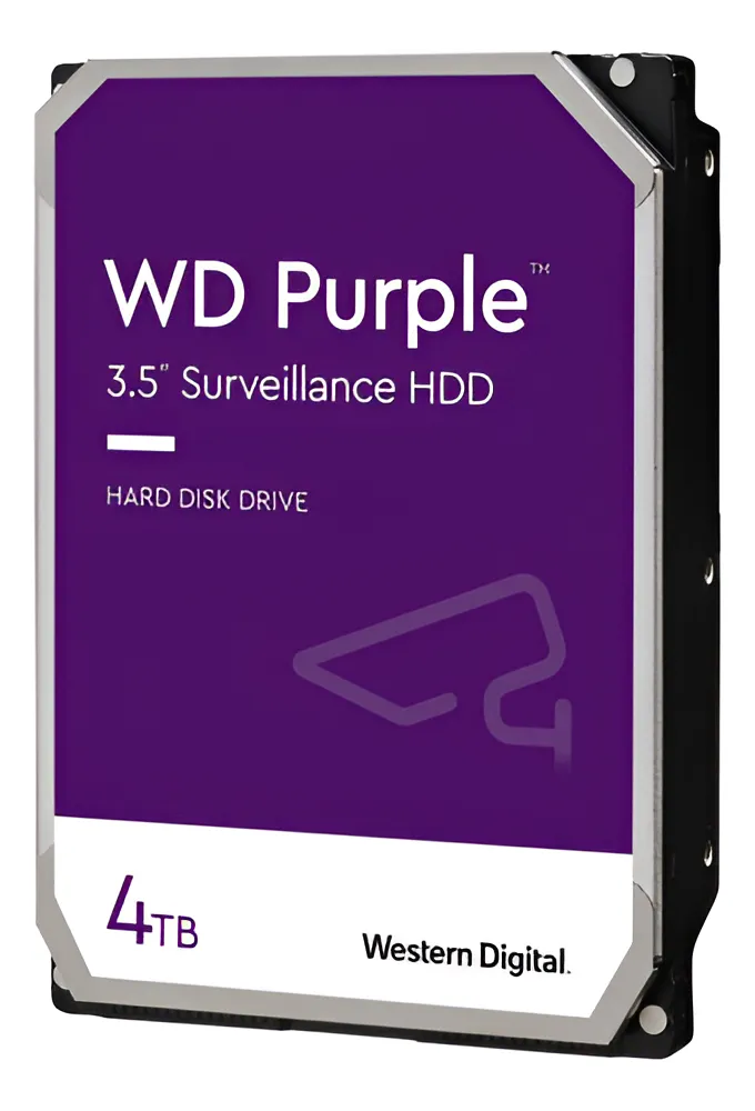 HD SATA WESTERN DIGITAL 4TB/7200-INTELBRAS PURPLE