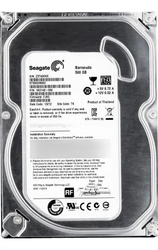 HD SATA SEAGATE 500/7200