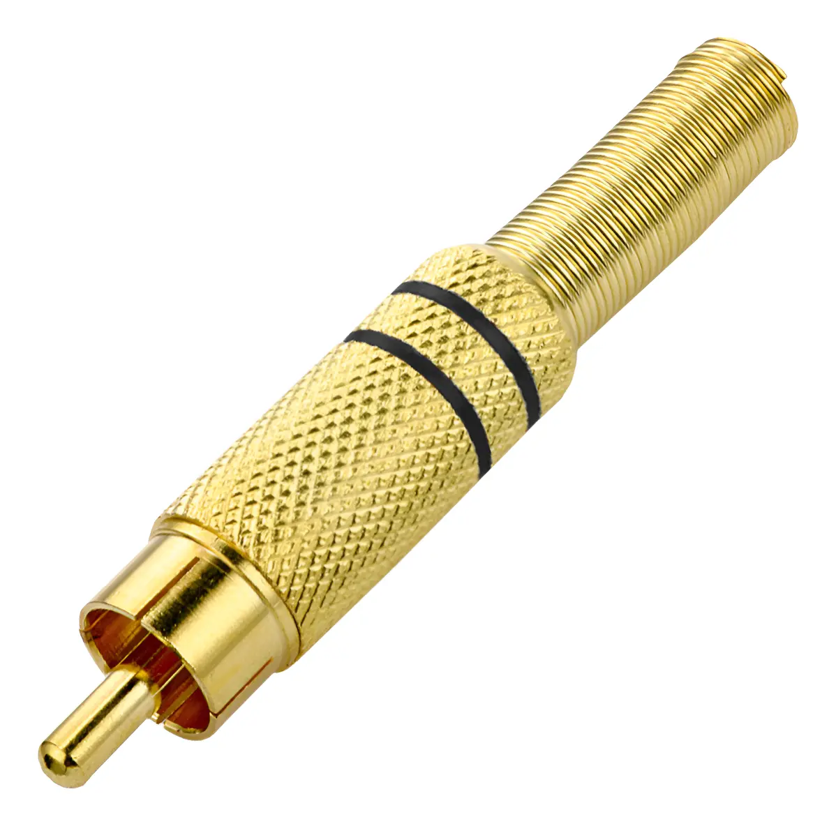 CONECTOR RCA DOURADO 4MM HYX 215