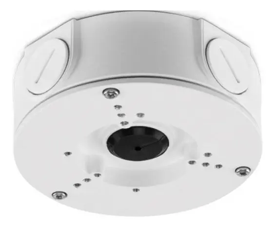 Caixa De Passagem P/cam - Cftv Metal Dome-vbox 3000 Branco